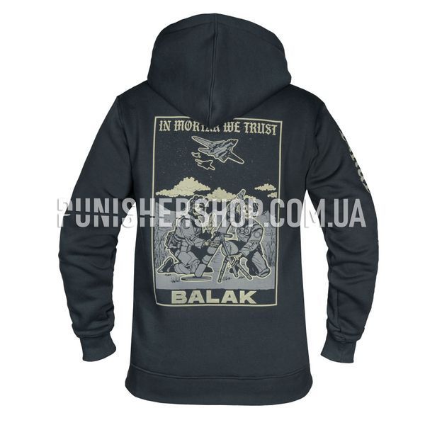 Balak Wear "In Mortar We Trust" Hoodie, Dark Grey, Small