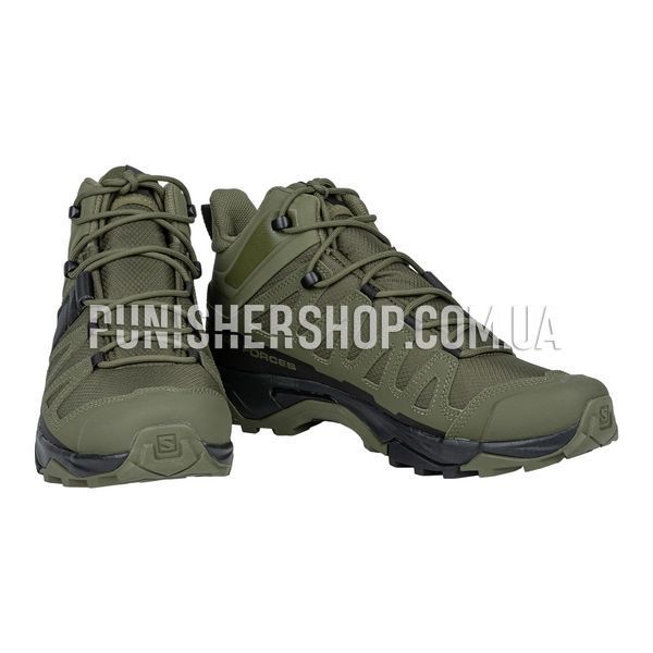 Salomon X Ultra Forces MID Tactical Boots, Olive/Black, 9.5 R (US)
