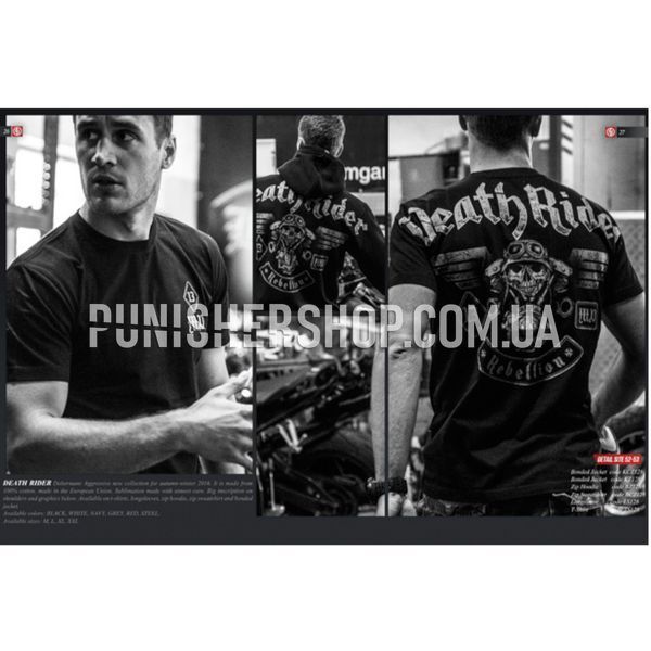 Футболка Dobermans Aggressive Death Rider TS128 TS128BK-L фото