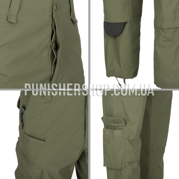 Helikon-Tex CPU Pants - Polycotton Ripstop, Olive, Small Regular