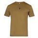 TTX VN T-shirt with the Coat of Arms of Ukraine, Coyote Brown, Small