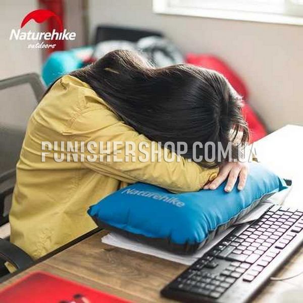 Подушка самонадувна Naturehike Sponge Automatic NH17A001-L 2000000121048 фото