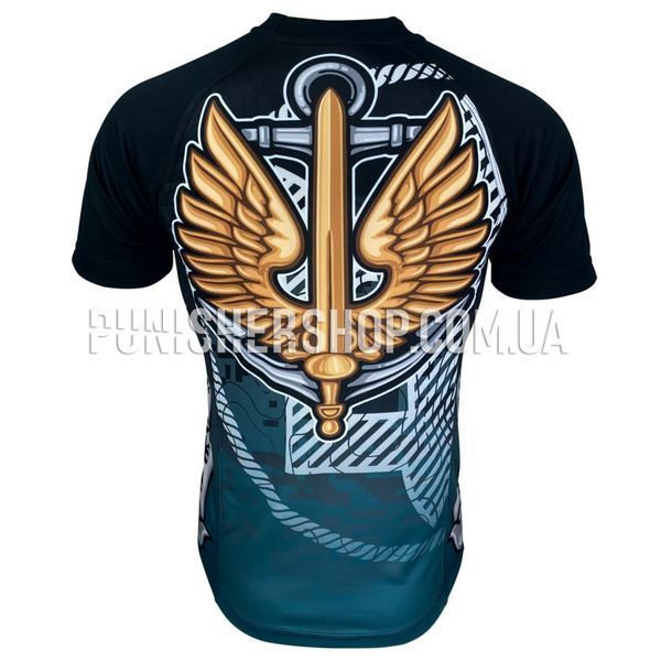 Kramatan Marines Aquamarine T-shirt, Teal Blue, Medium