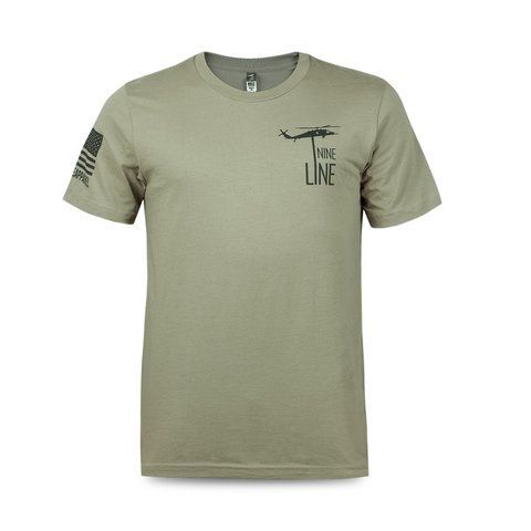 Nine Line Apparel DTOM Don't Tread On Me T-Shirt, Coyote Tan, Small