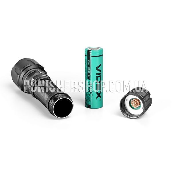 Портативний світлодіодний ліхтарик Videx VLF-A376 3600Lm 2000000217628 фото