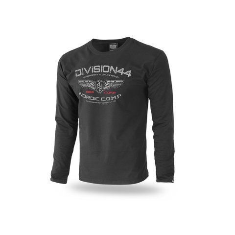 Dobermans Aggressive Division 44 LS122BK Longsleeve, Black, Medium