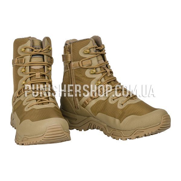 Original Swat Alpha Fury 8'' SZ Tactical Boots, Coyote Brown, 7.5 R (US)