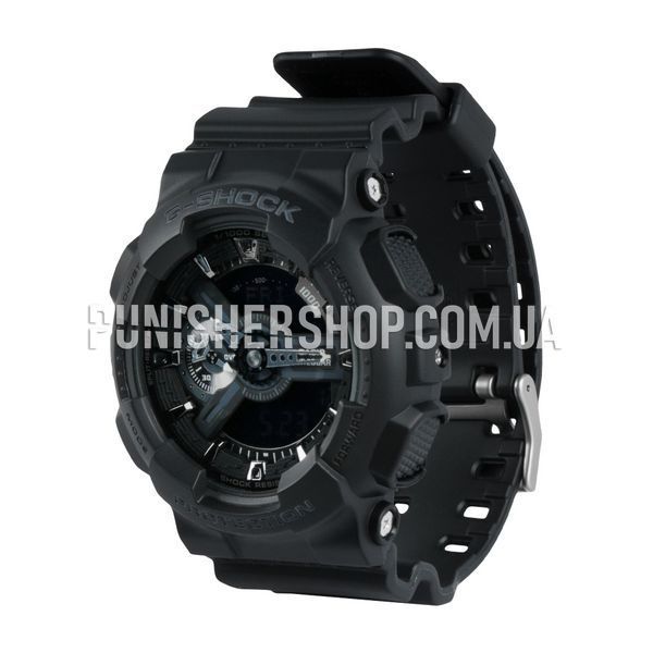 Casio G-Shock Classic GA-110-1BER Watch, Black, Sports watches, Alarm, Date, Day of the week, Month, World time, Backlight, Stopwatch, Timer