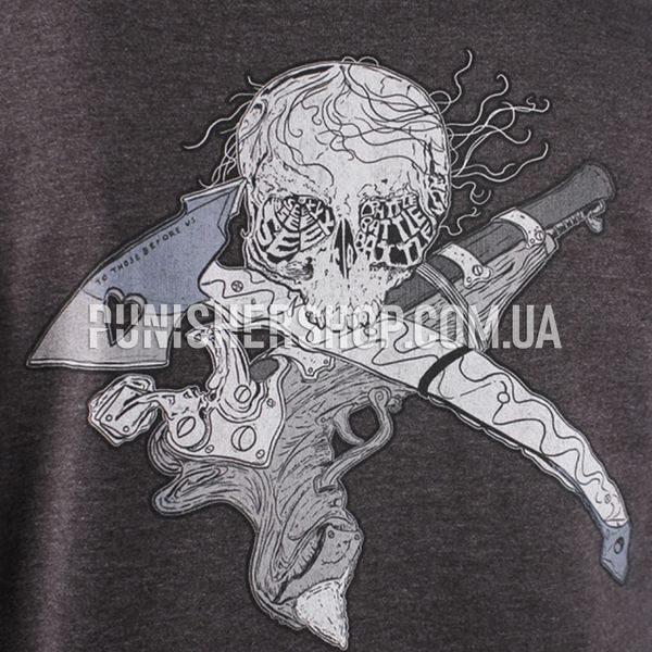 Nine Line Apparel Seek Battle To Those Before Us Hoodie, Dark Grey, Small
