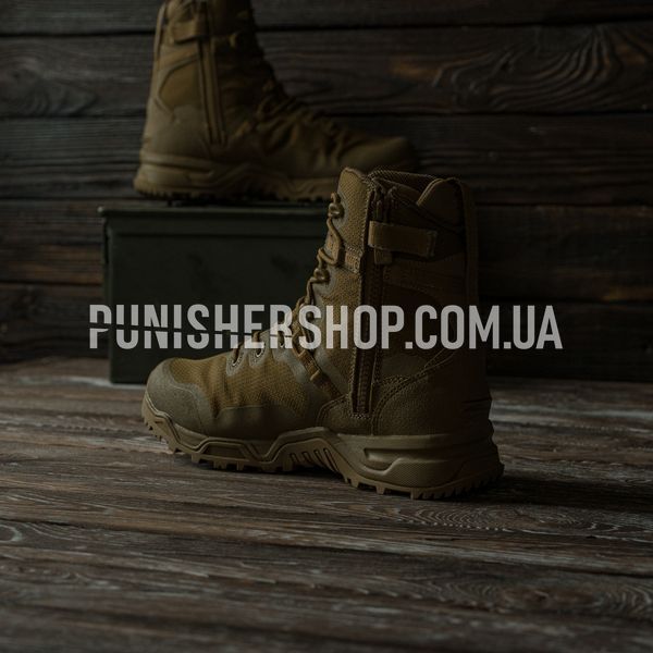 Original Swat Alpha Fury 8'' SZ Tactical Boots, Coyote Brown, 7.5 R (US)