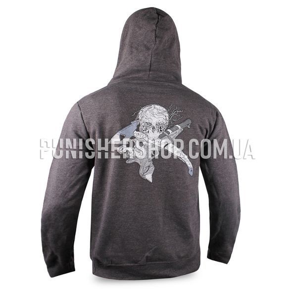 Nine Line Apparel Seek Battle To Those Before Us Hoodie, Dark Grey, Small
